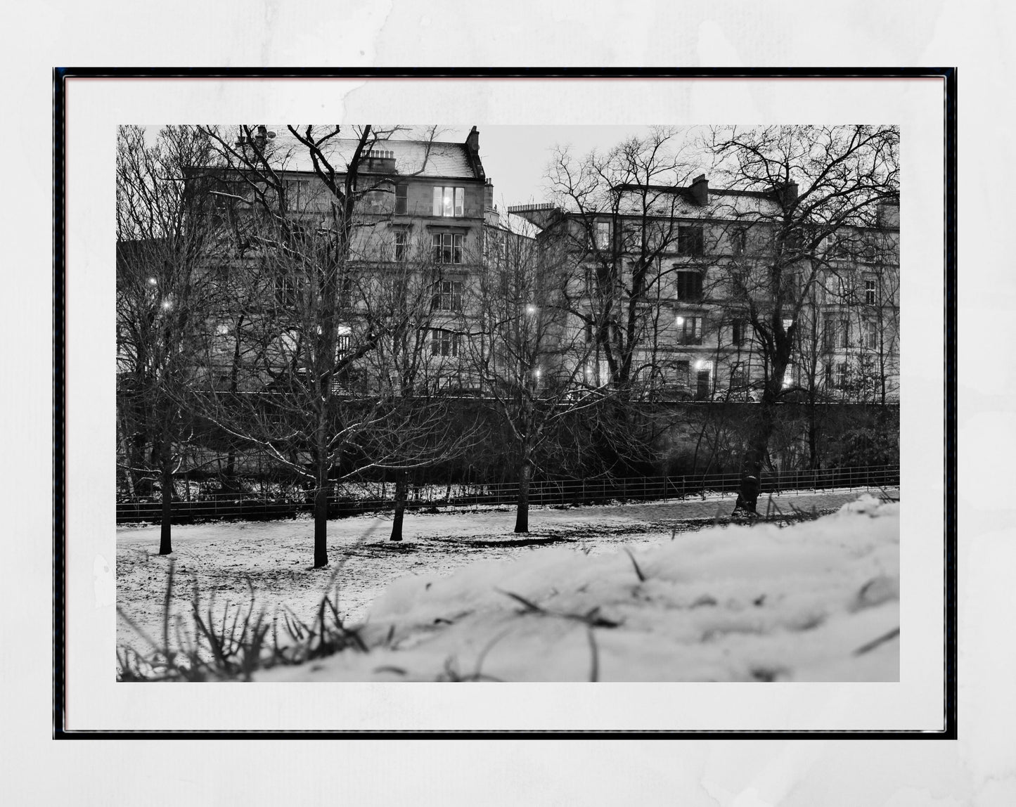 Glasgow Tenement West End Kelvingrove Park Photography Print