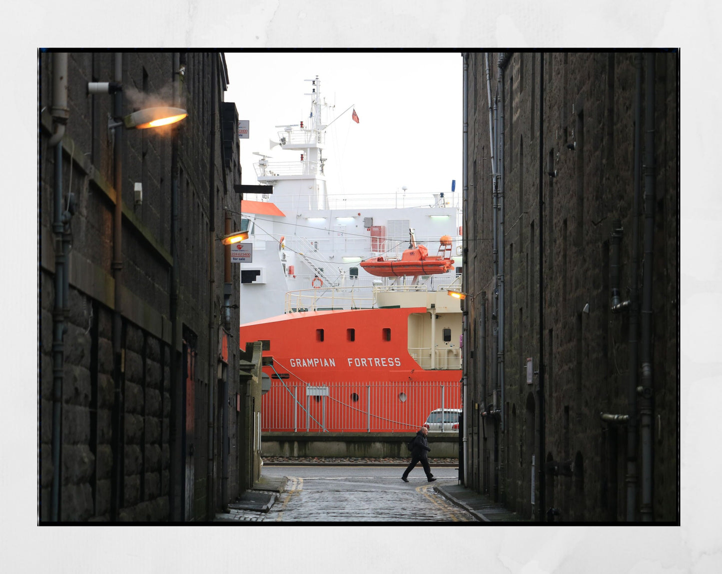 Aberdeen Photography Print Scotland Harbour Poster