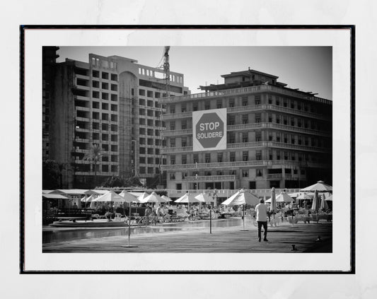 Beirut Lebanon Photography Print St George Hotel Beirut Stop Solidere Poster