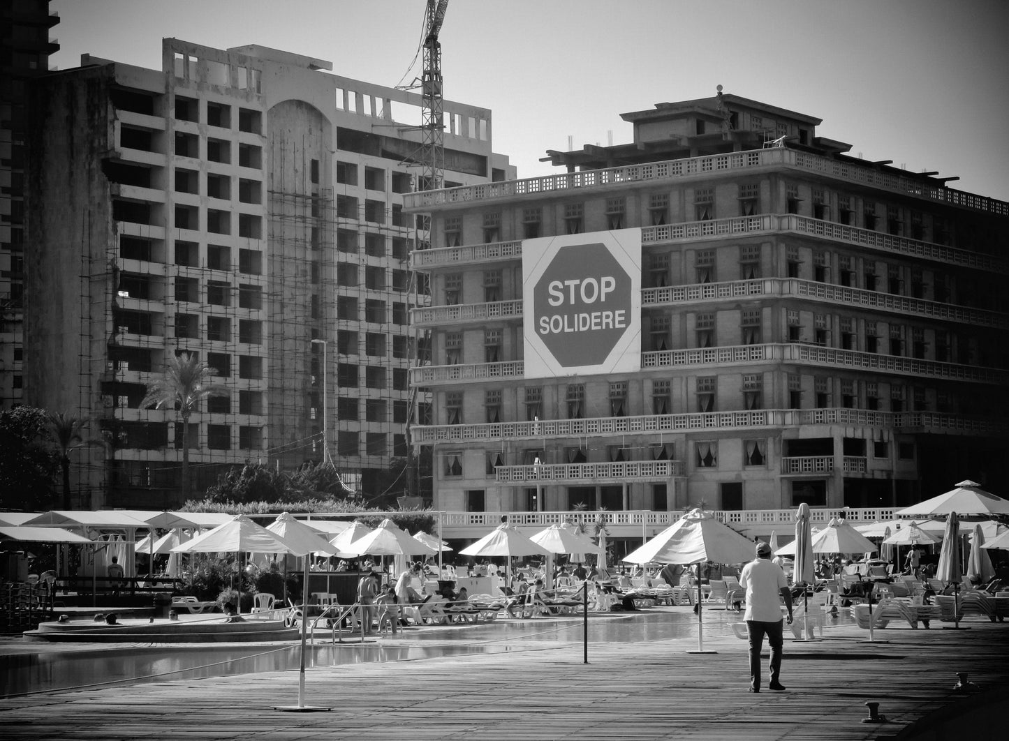 Beirut Lebanon Photography Print St George Hotel Beirut Stop Solidere Poster