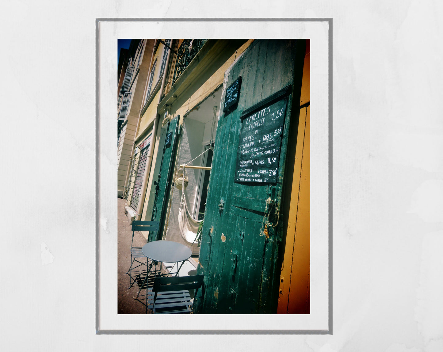 Le Panier Marseille Cafe Photography Print