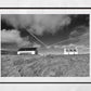 Isle of Barra Scotland Saltire Black And White Photography Print