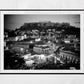 Athens Greece Black And White Photography Print