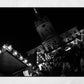 Charlottenburg Berlin German Christmas Market Black And White Photography Poster