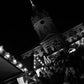 Charlottenburg Berlin German Christmas Market Black And White Photography Poster