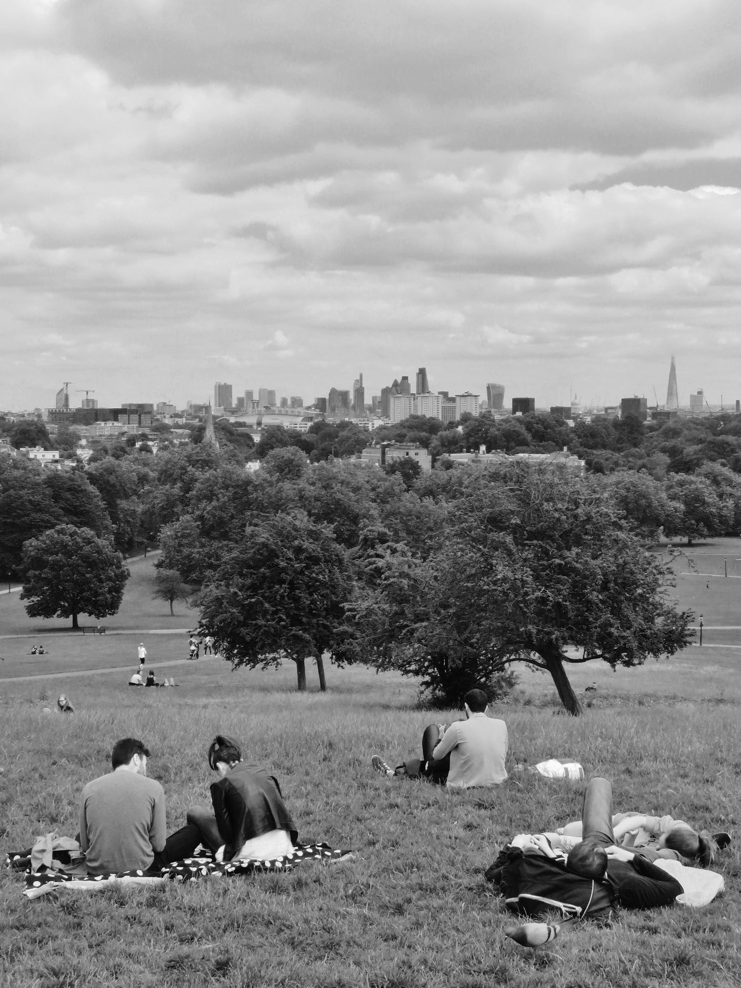 Primrose Hill London Black And White Photography