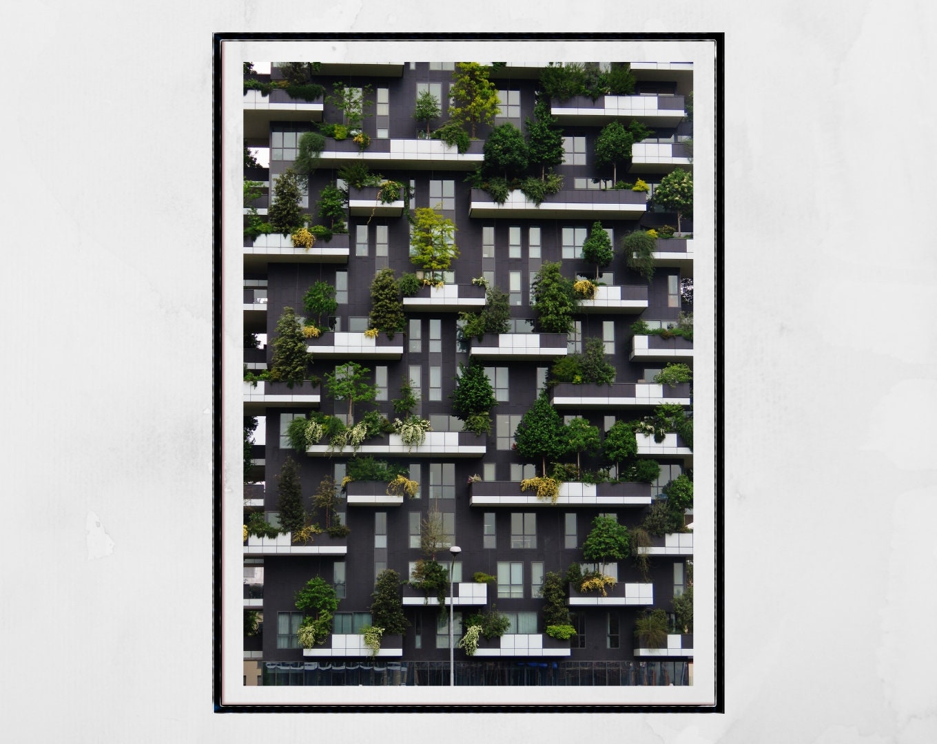 Milan Bosco Verticale Architecture Photography Print