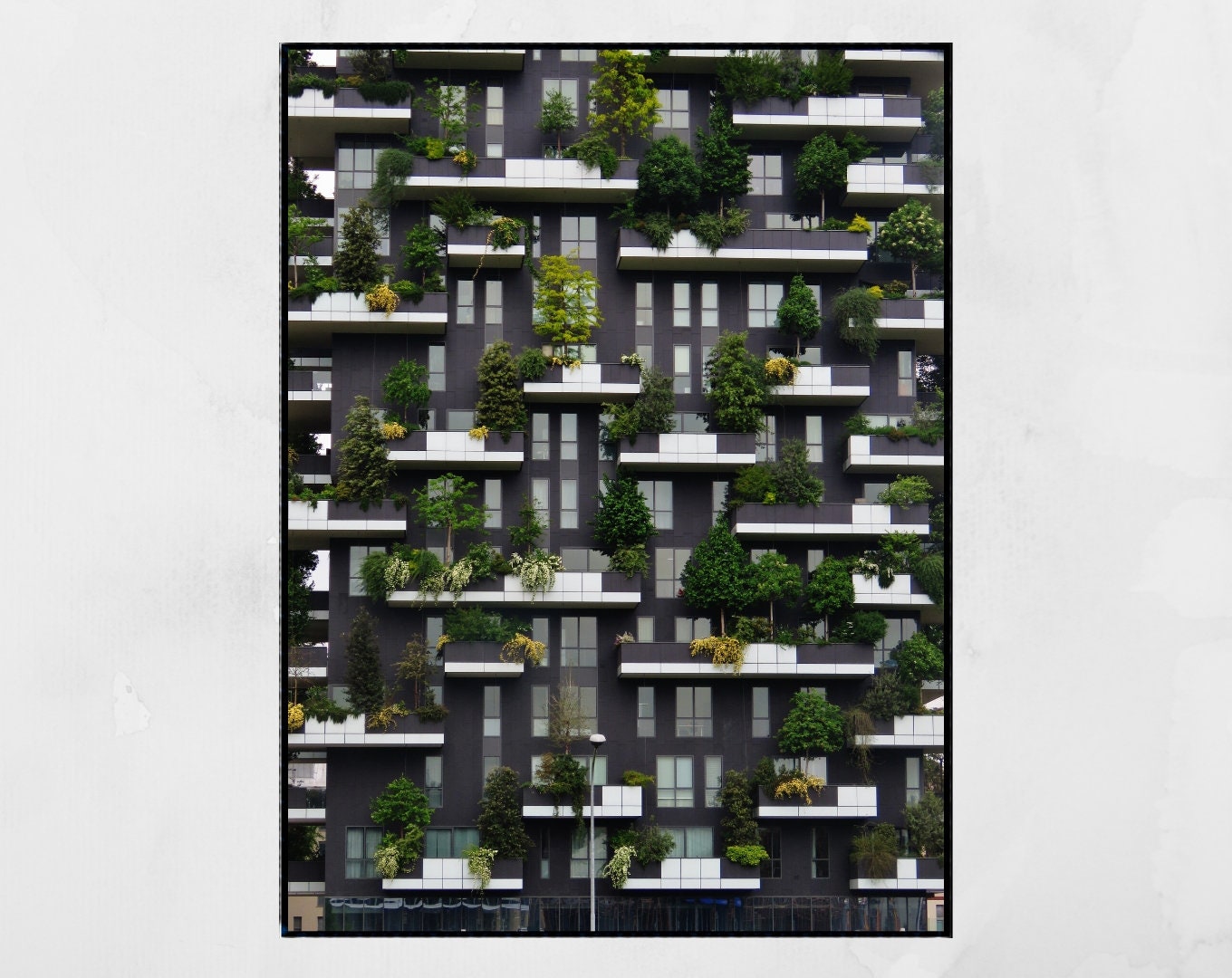 Milan Bosco Verticale Architecture Photography Print