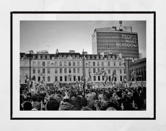 Scottish Independence Glasgow Photography Print