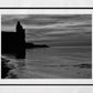 Greenan Castle Ayrshire Scotland Sunset Black And White Photography Print