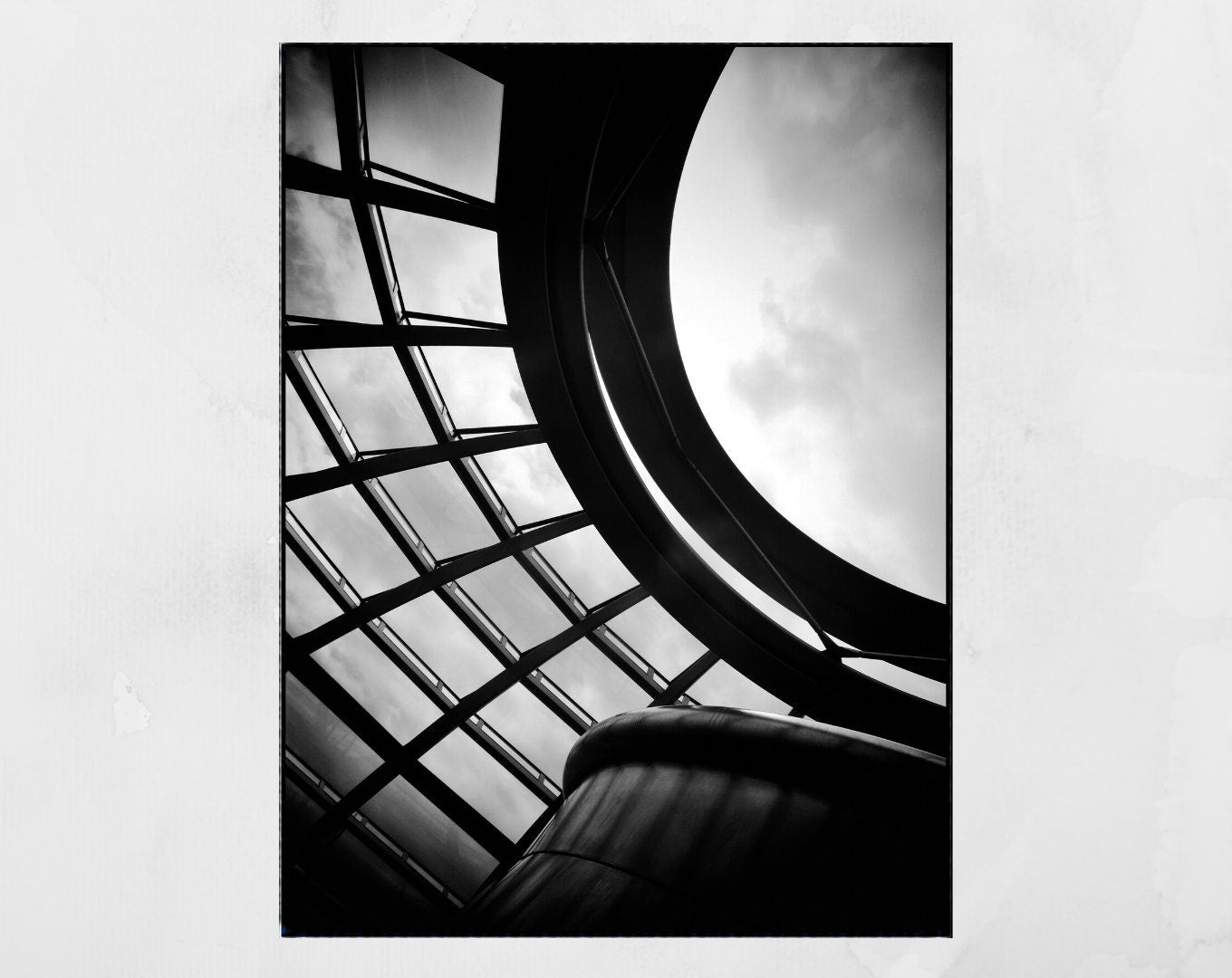 Berlin Reichstag Dome Black And White Photography Print