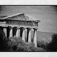 Athens Ancient Greece Temple of Hephaestus Black And White Photography Print