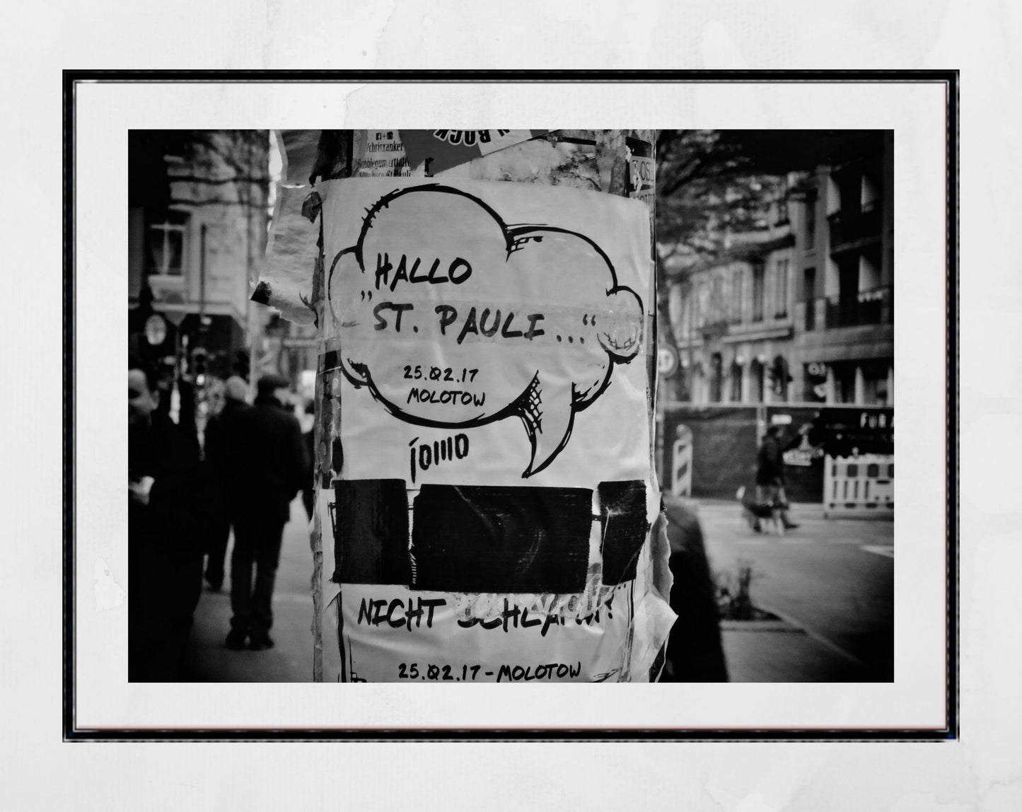 St Pauli Hamburg Poster Street Photography