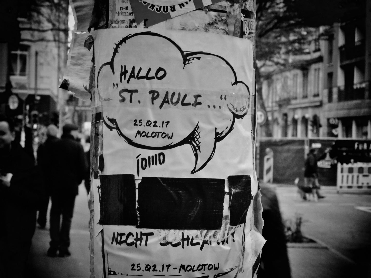 St Pauli Hamburg Poster Street Photography