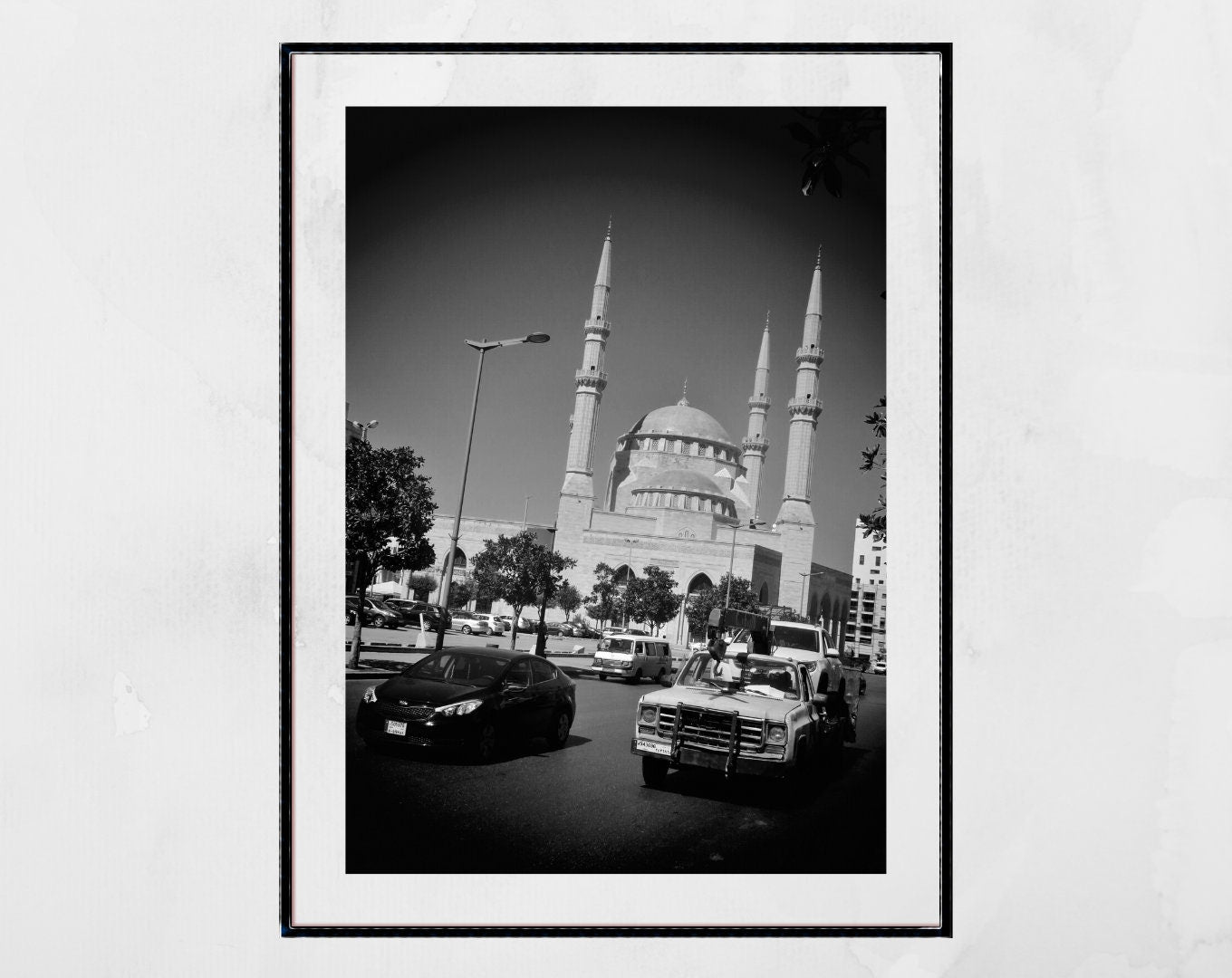 Beirut Middle East Black And White Photography Print