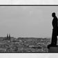 Prague Skyline Photography Masaryk Black And White Czech Republic Print