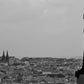Prague Skyline Photography Masaryk Black And White Czech Republic Print