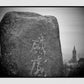 Glasgow Sighthill Stone Pagan Black And White Photography Print