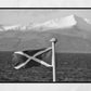 Scotland Flag Saltire Isle Of Arran Black And White Photography Print