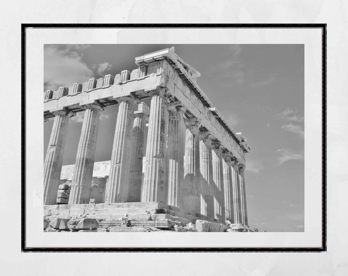 Athens Greece Print Acropolis Parthenon Poster