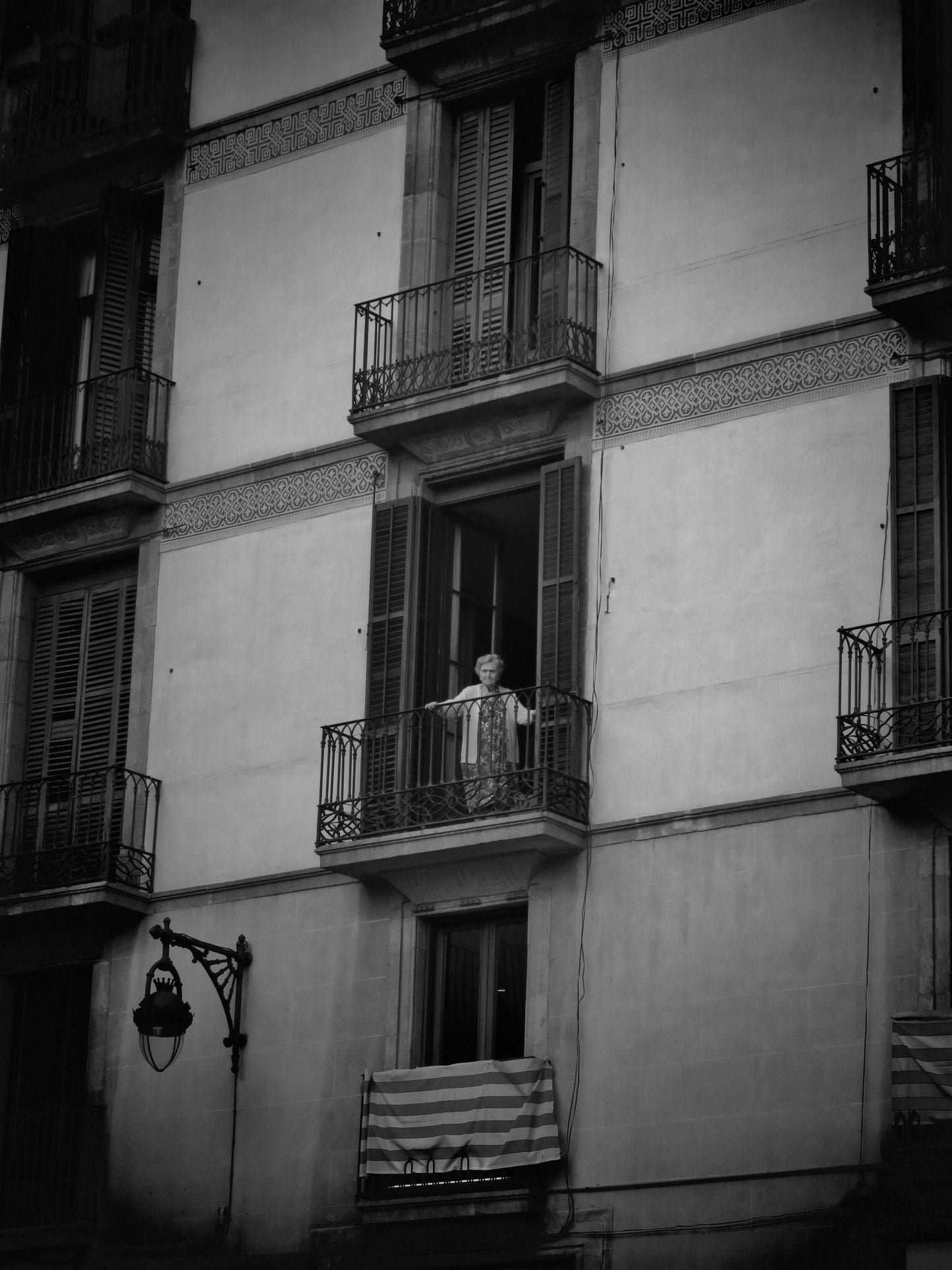 Barcelona Catalonia Black And White Photography Print