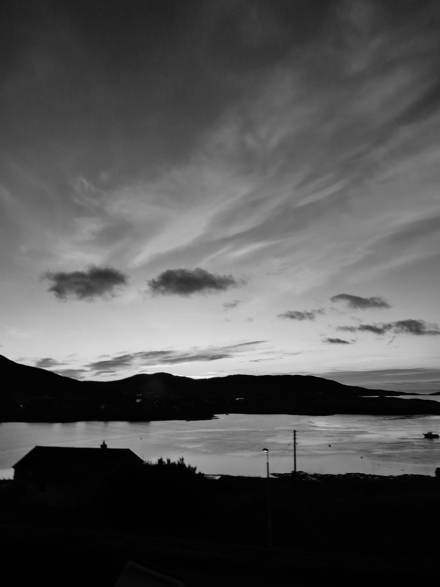 Isle of Barra Scotland Black And White Photography Print