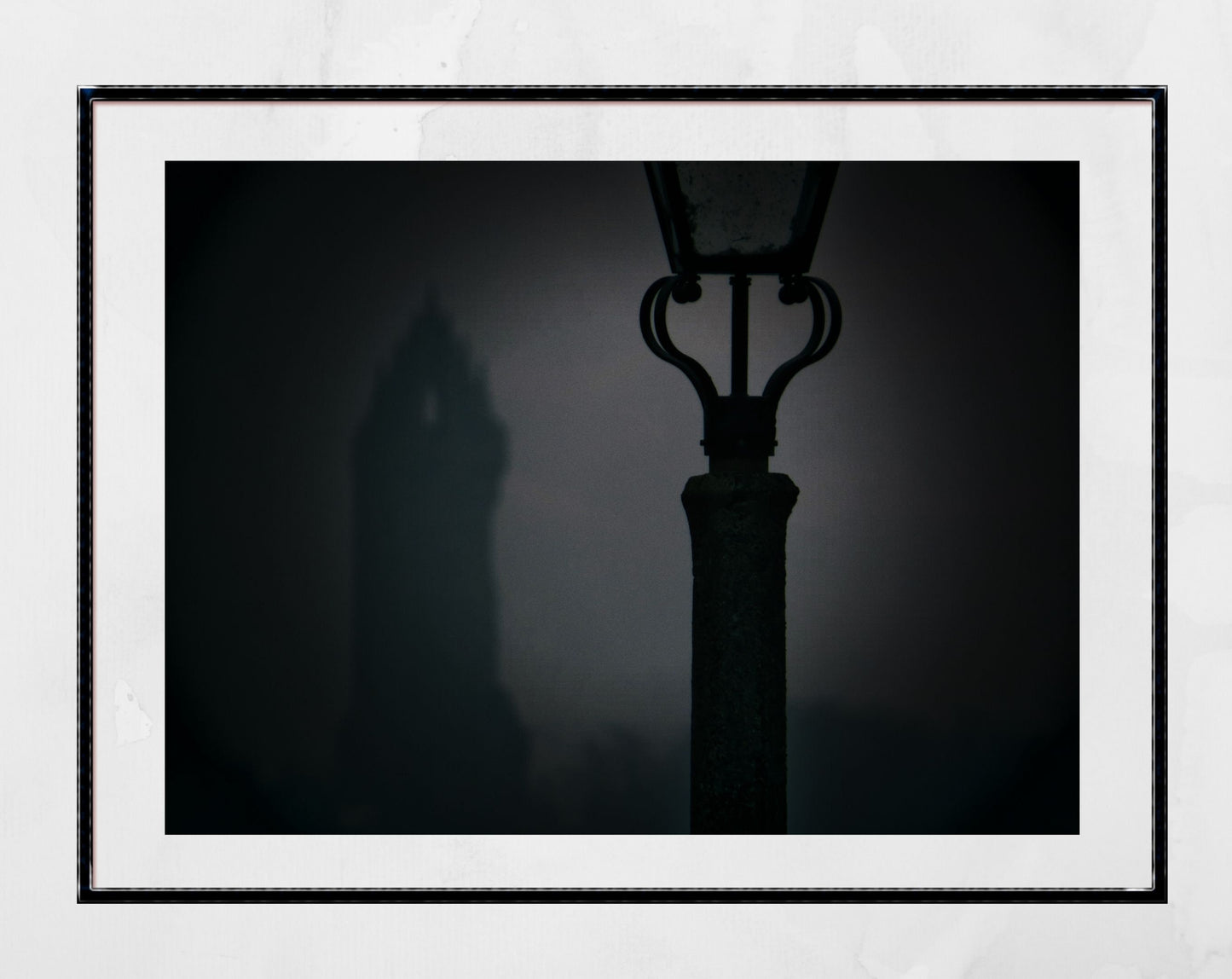 Stirling Wallace Monument Print Scotland Fog Photography