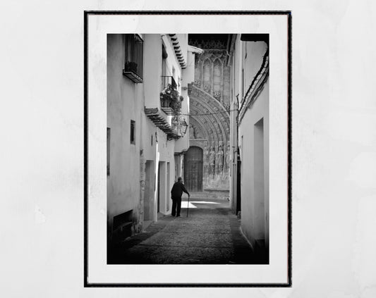 Requena Spain Wall Art Black And White Photography