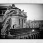 Zwinger Dresden Cherub Black And White Photography Print