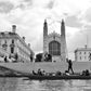 King's College Cambridge University Black And White Photography Print