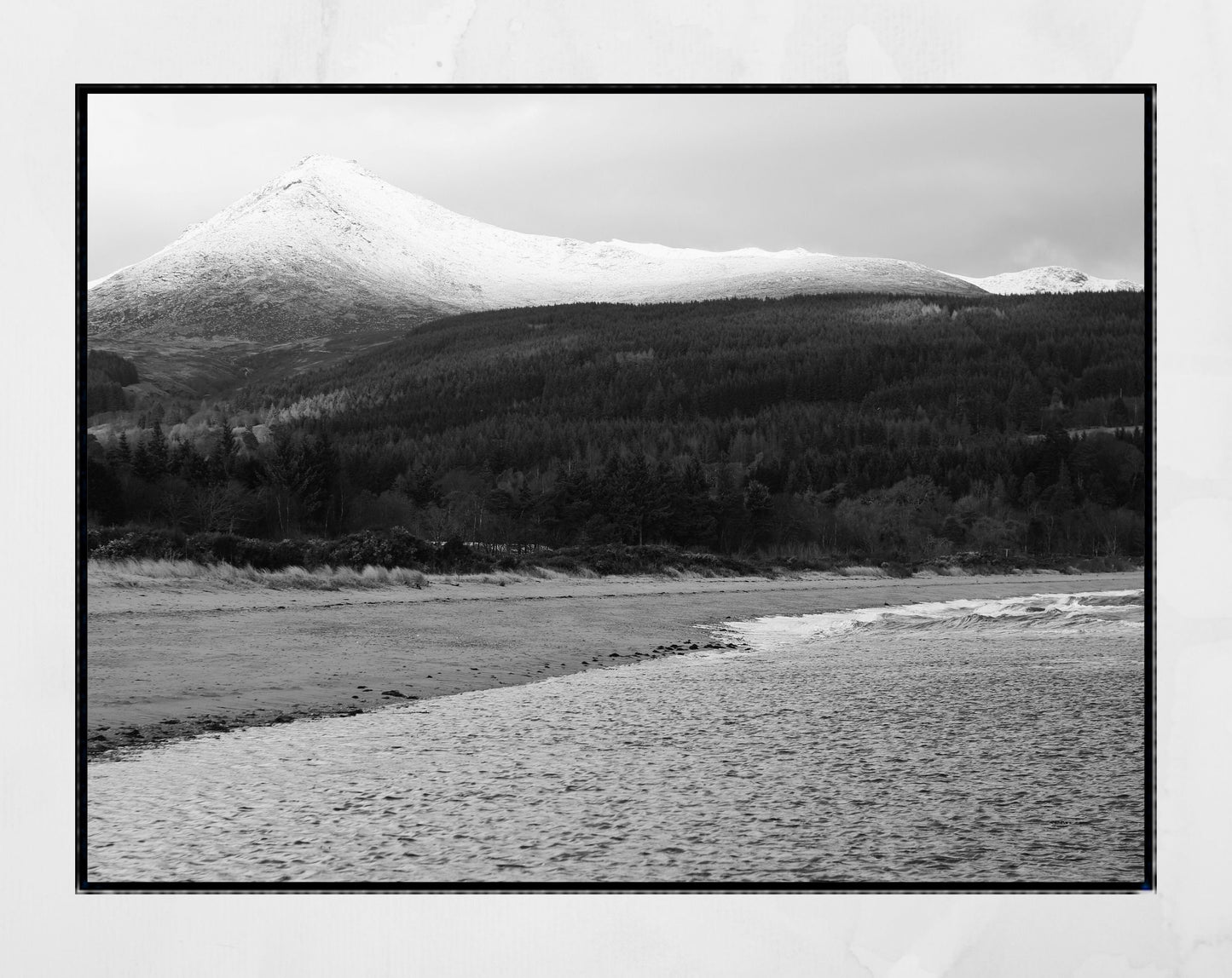 Isle of Arran Scotland Black And White Photography Print