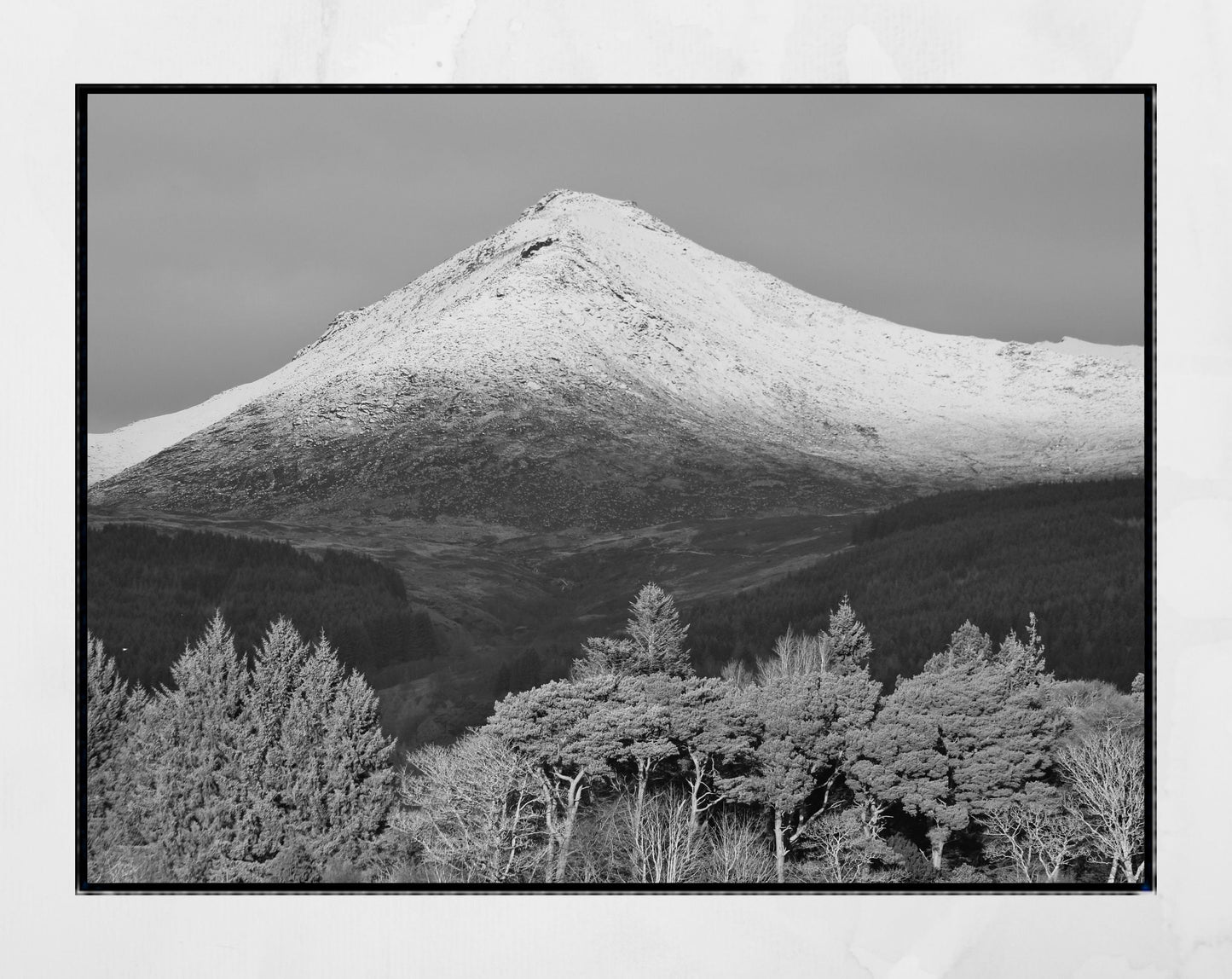 Isle of Arran Goatfell Scotland Landscape Black And White Photography Print