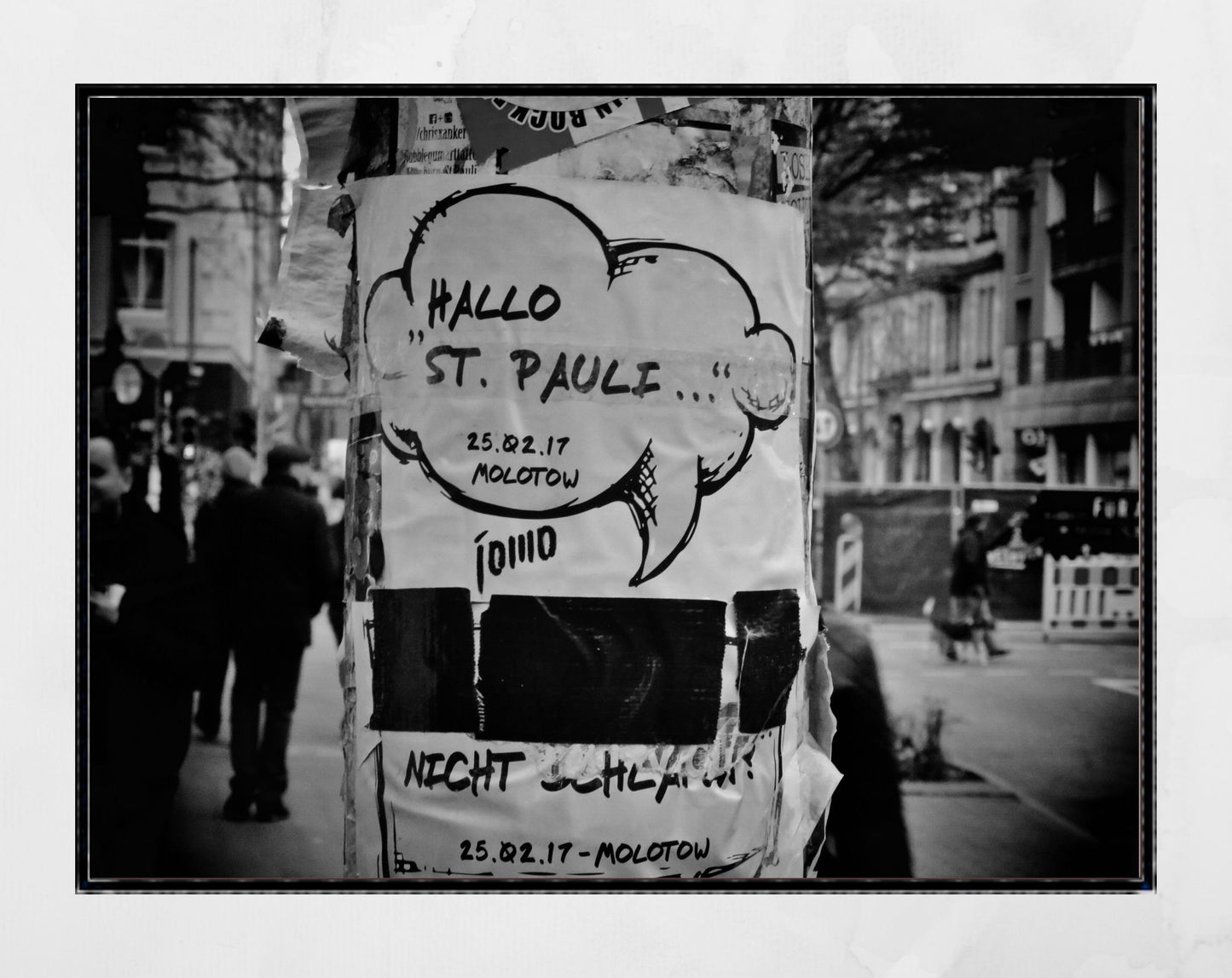 St Pauli Hamburg Poster Street Photography