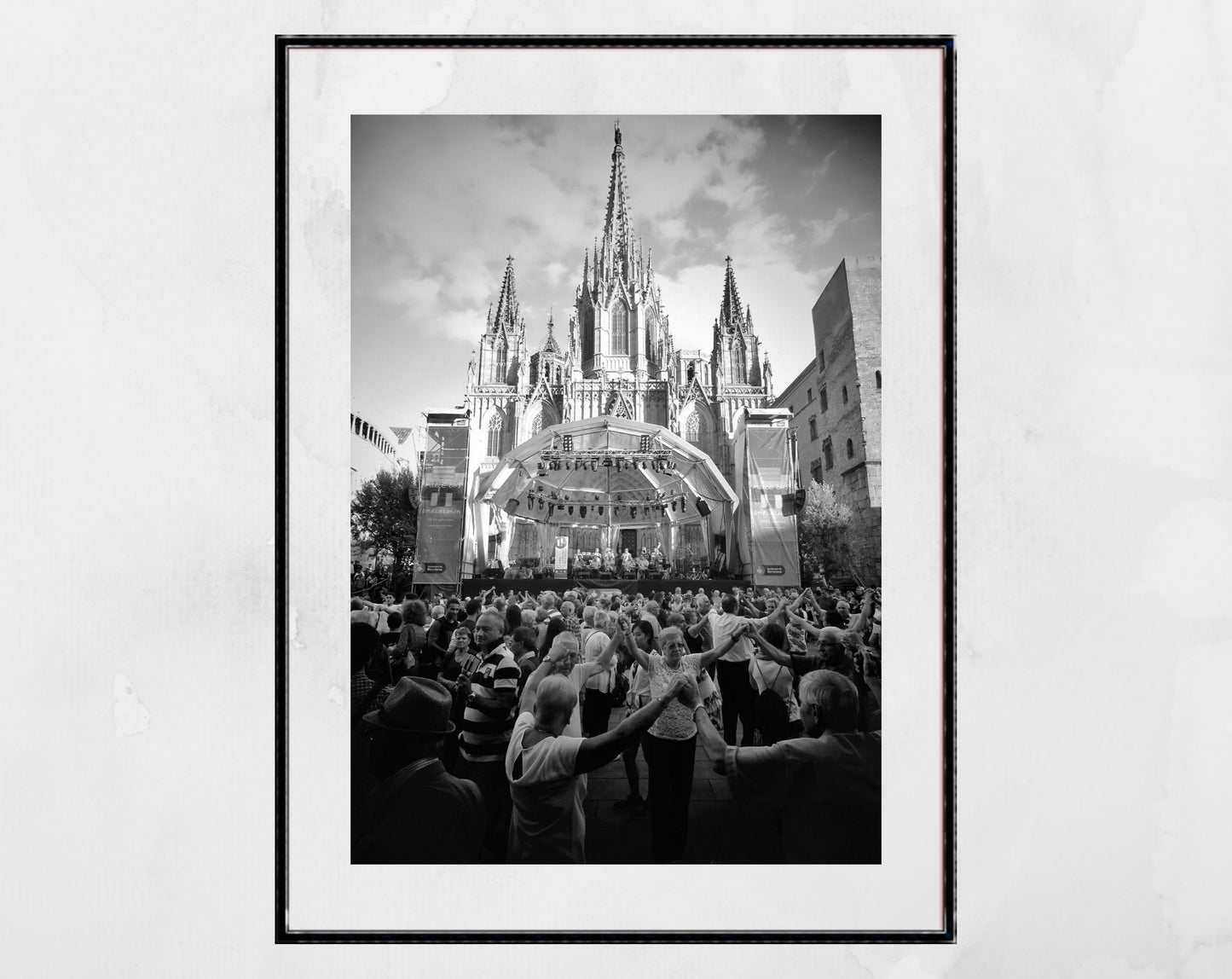 Barcelona Gothic Quarter Photography La Merce Print