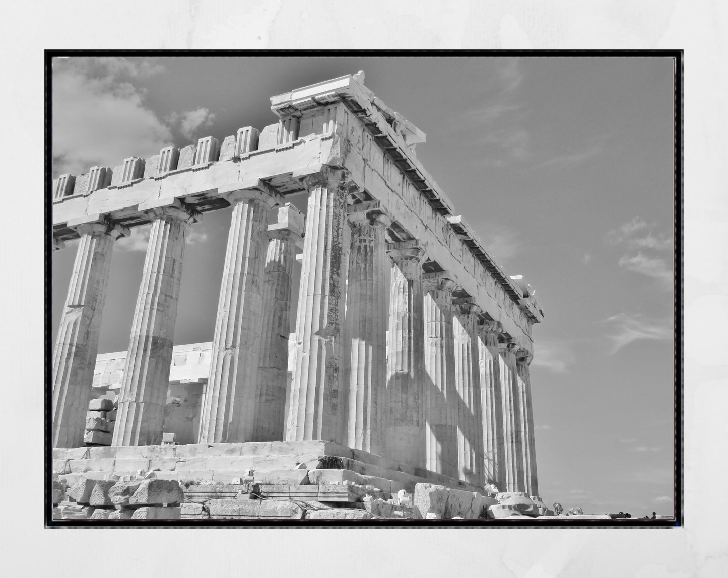 Athens Greece Print Acropolis Parthenon Poster