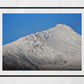 Goatfell Arran Scotland Snow Capped Mountain Photography Print