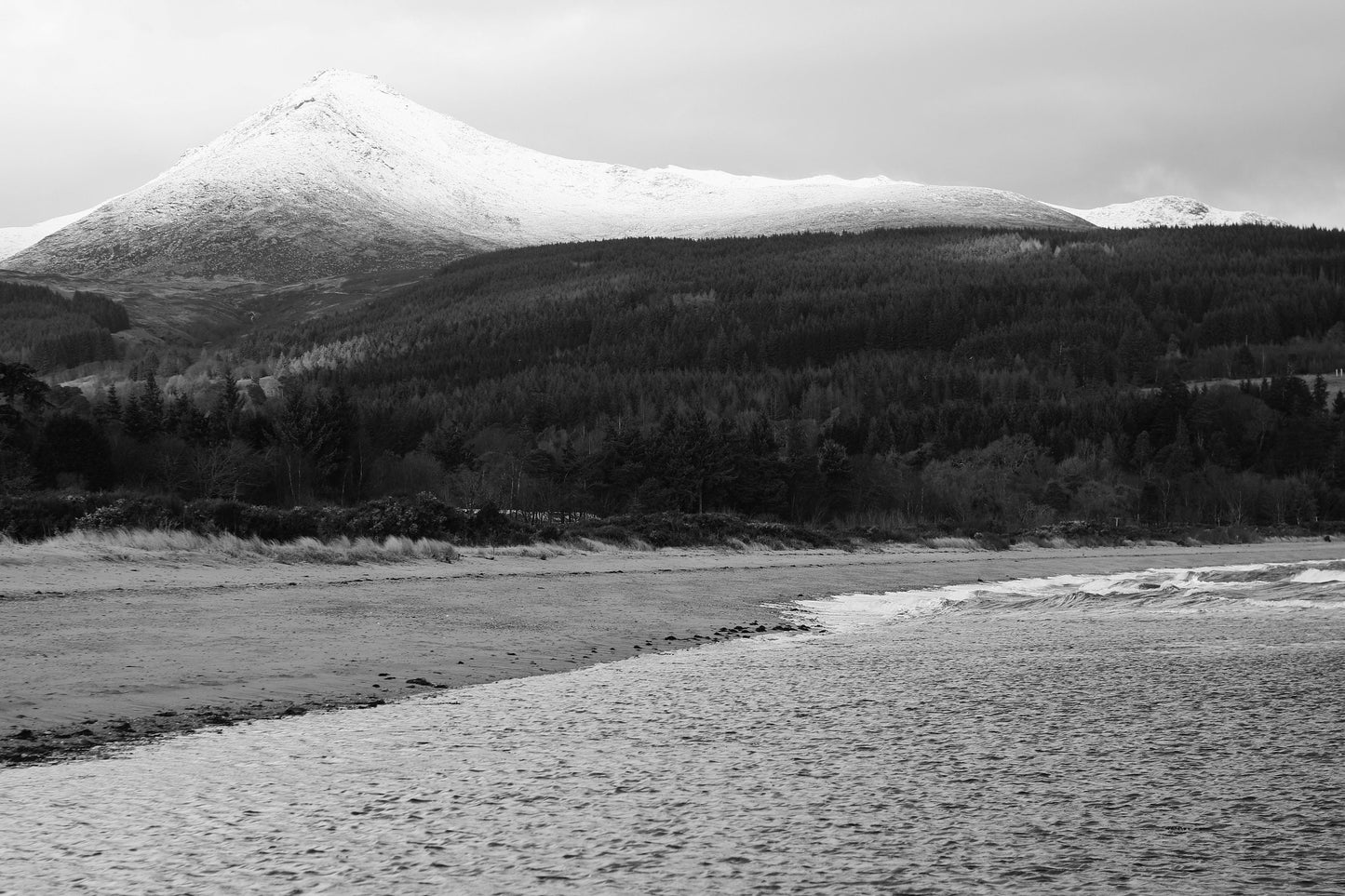 Isle of Arran Scotland Black And White Photography Print