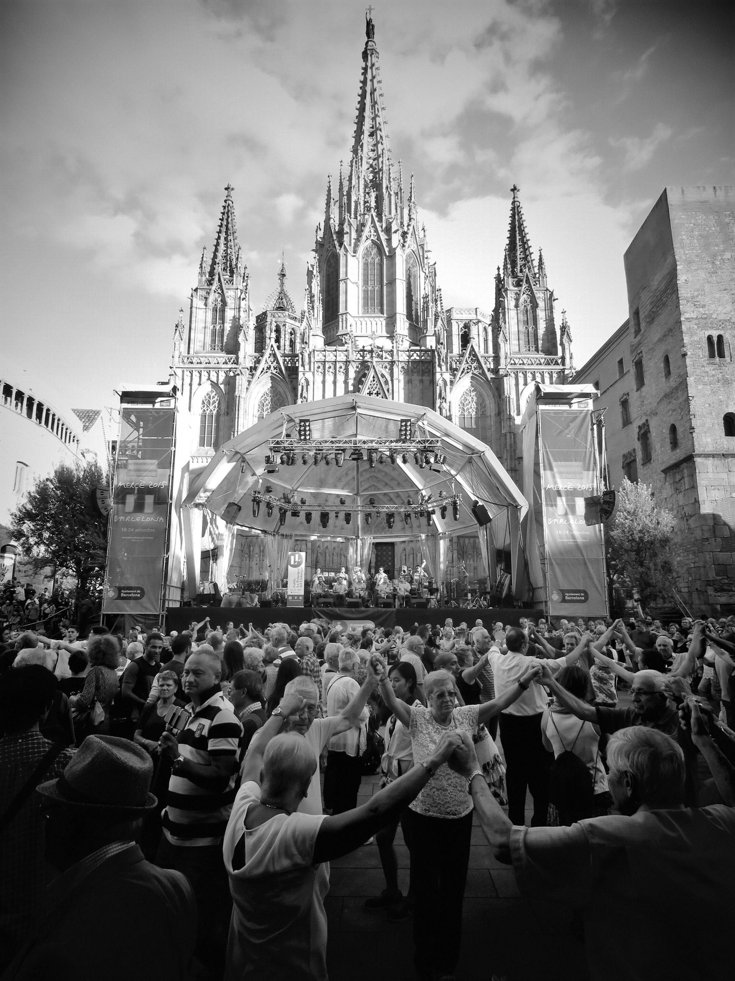 Barcelona Gothic Quarter Photography La Merce Print