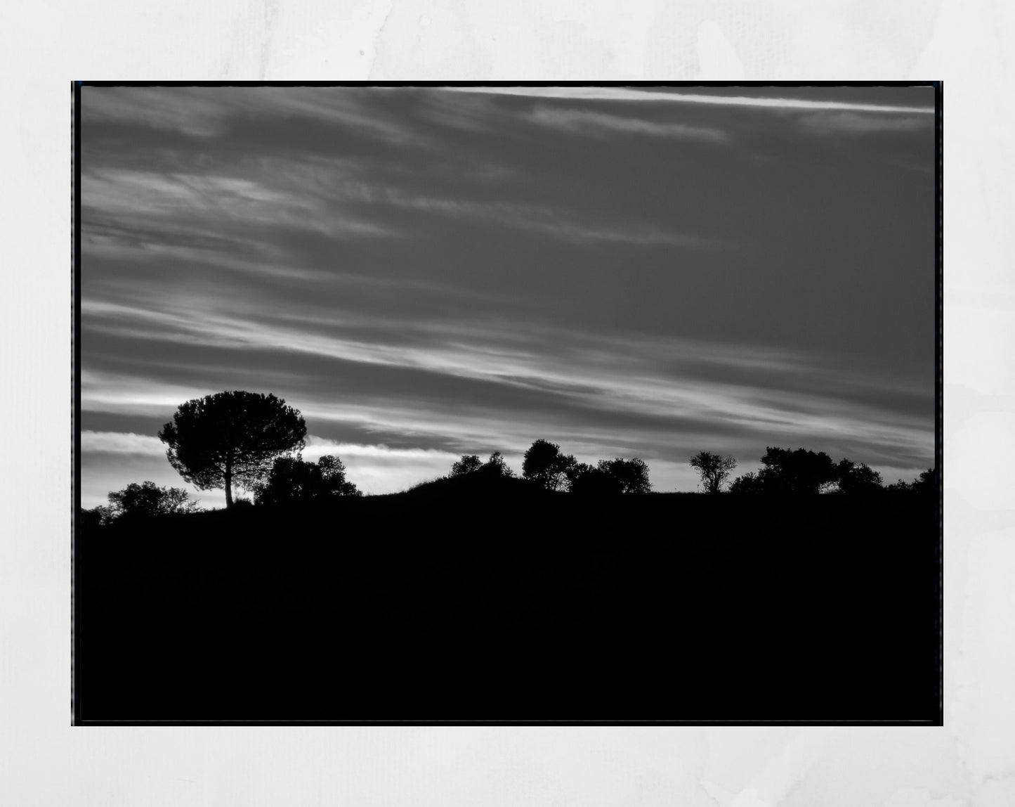 Requena Spain Landscape Black And White Photography