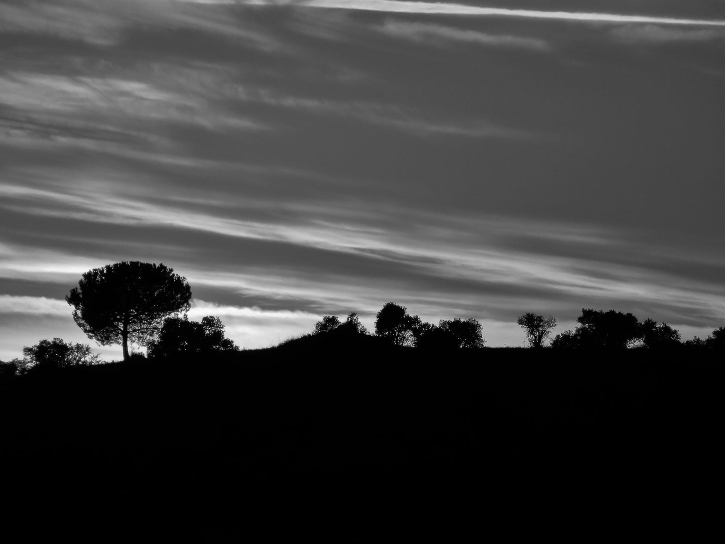 Requena Spain Landscape Black And White Photography