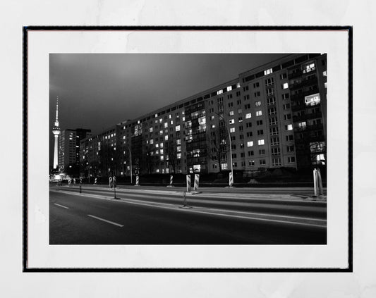 Berlin Black And White Street Photography Print