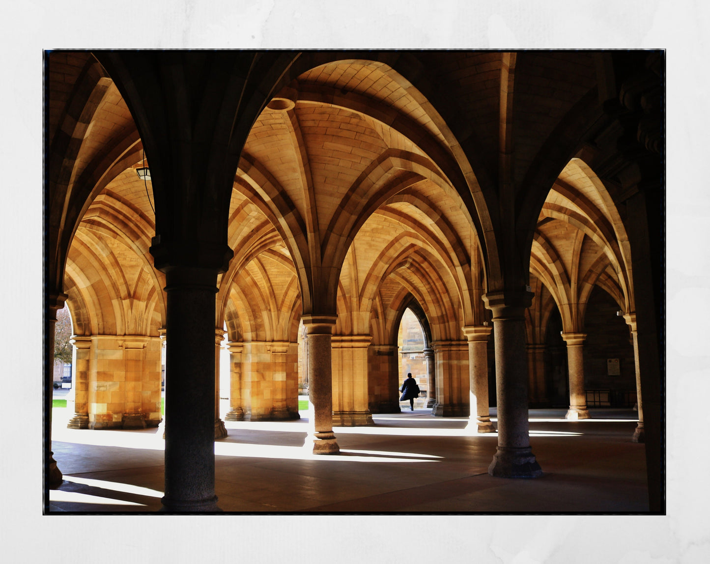 Glasgow University Cloisters Photography Print