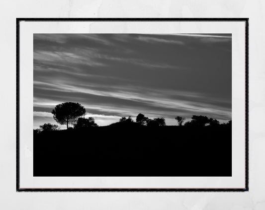 Requena Spain Landscape Black And White Photography