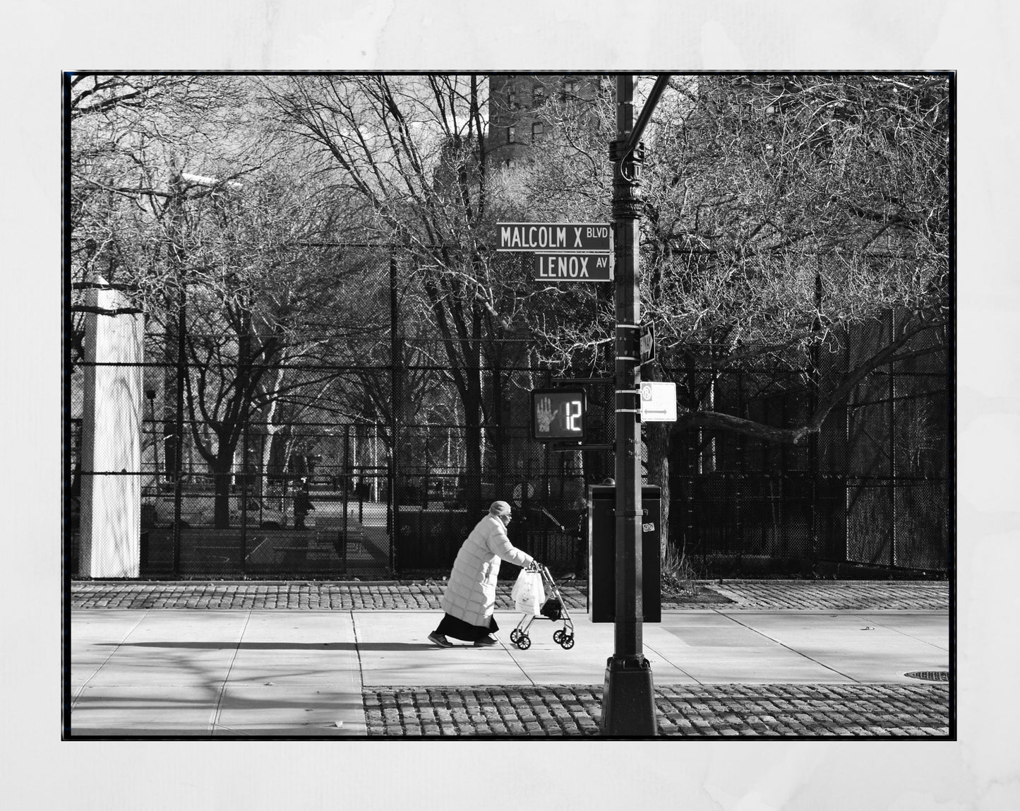 Harlem Photography Malcolm X Boulevard Lenox Avenue Print