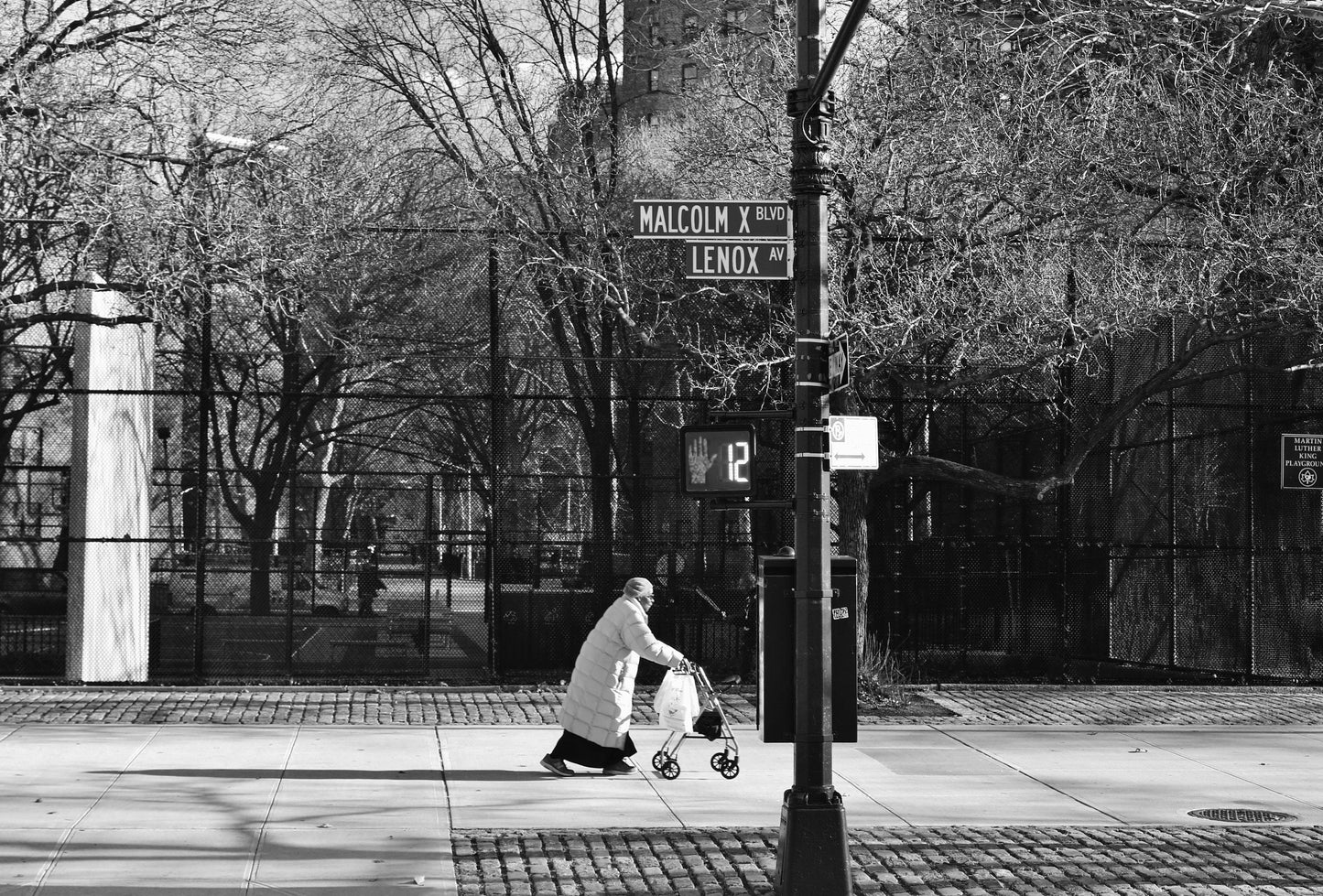 Harlem Photography Malcolm X Boulevard Lenox Avenue Print