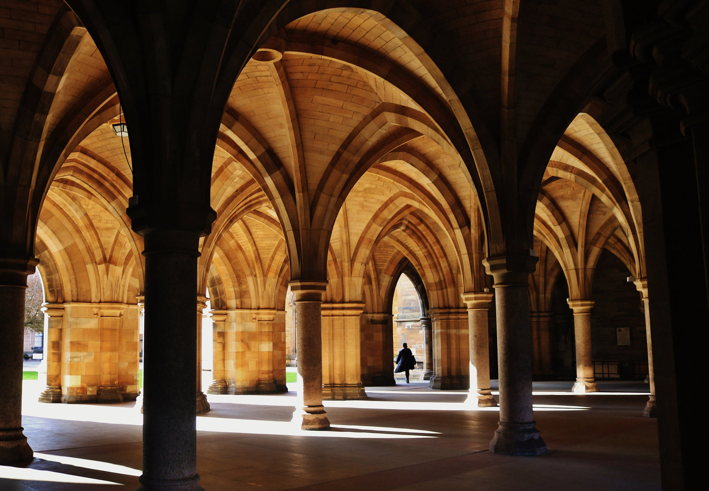 Glasgow University Cloisters Photography Print