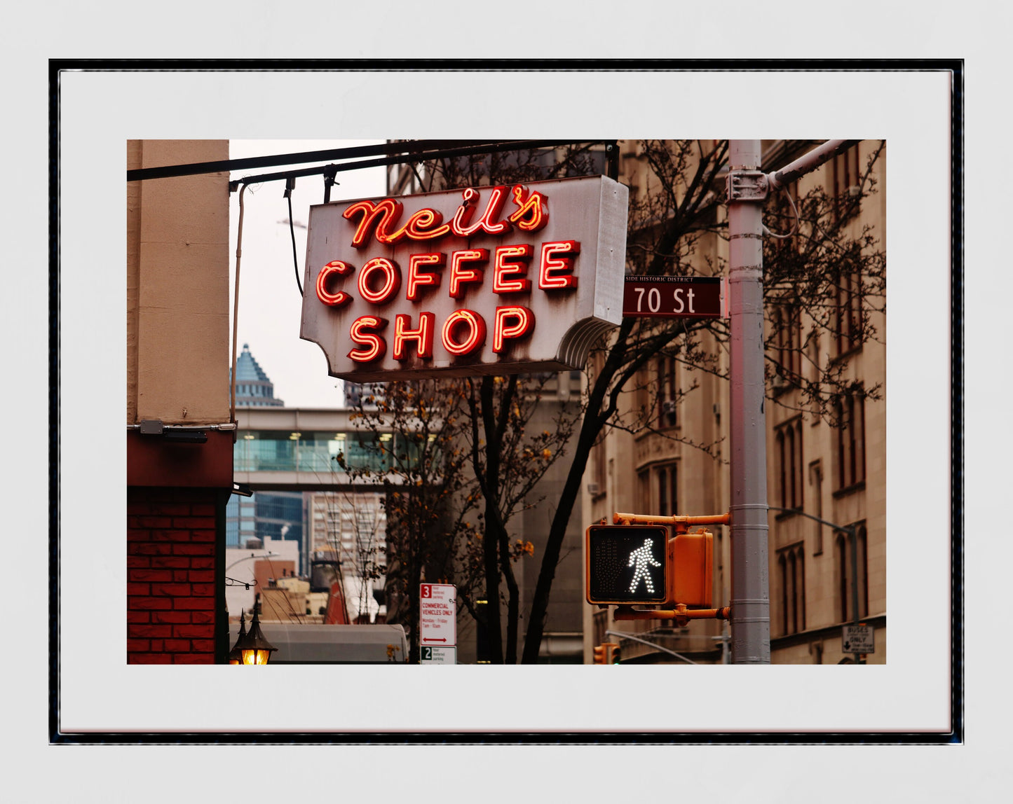 Neil's Coffee Shop New York Photography Upper East Side Print