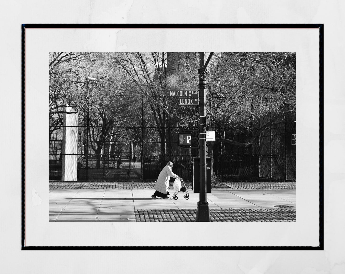 Harlem Photography Malcolm X Boulevard Lenox Avenue Print