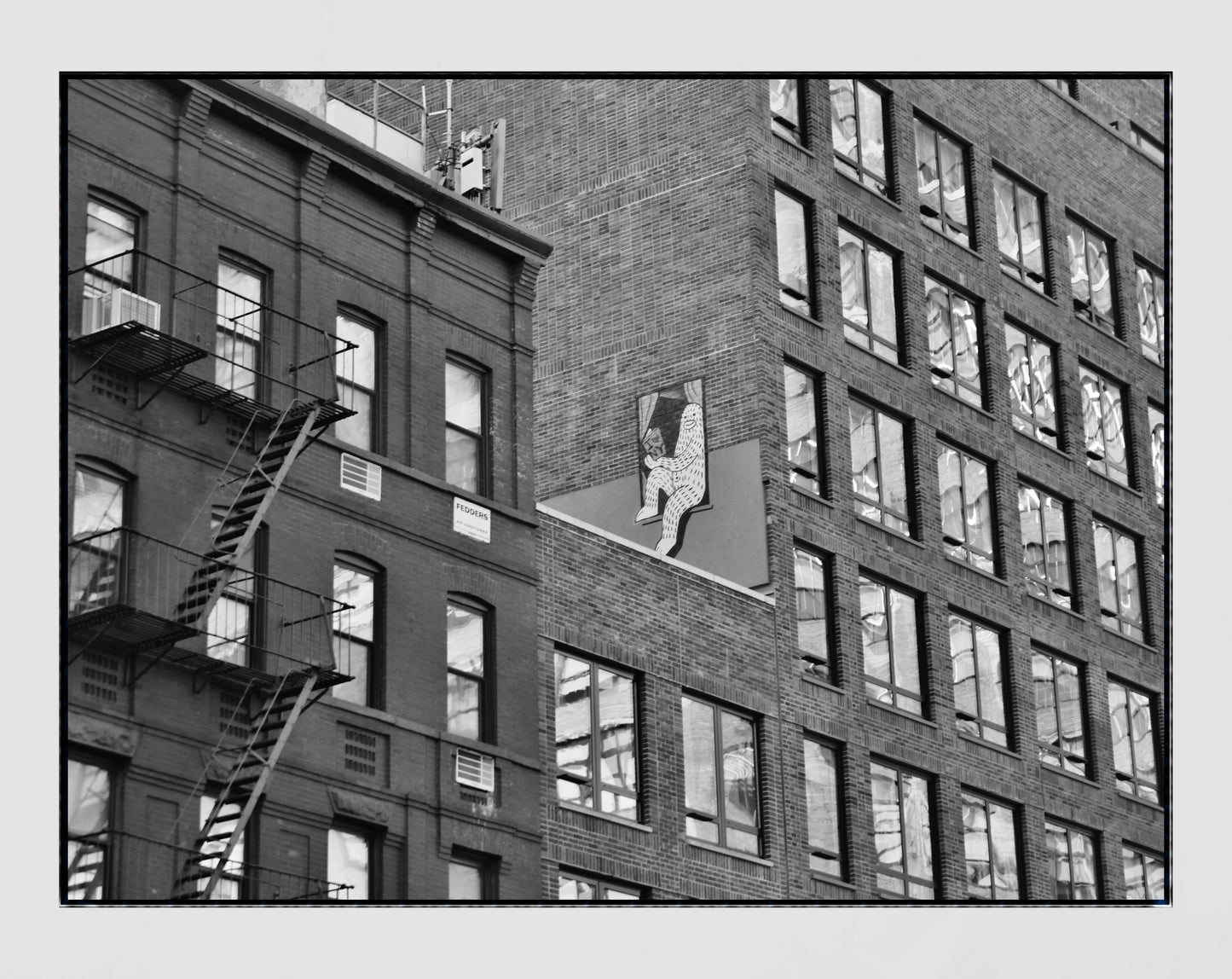 Tribeca New York Black And White Photography Print