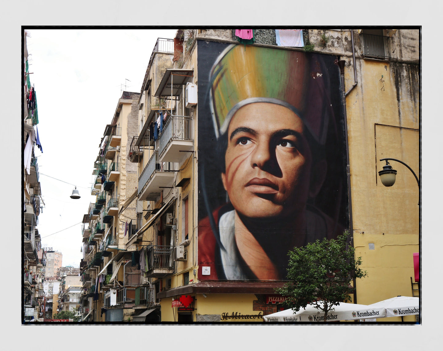 Saint Gennaro Mural Naples Italy Photography Print